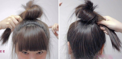 Búi tóc củ tỏi kiểu Hàn Quốc: Với kiểu búi tóc củ tỏi kiểu Hàn Quốc, bạn có thể trông thật xinh đẹp và dễ chịu. Kiểu tóc này thật dễ dàng để thực hiện và mang lại cho bạn vẻ đẹp hoàn hảo mà không tốn quá nhiều thời gian. Hãy xem hình ảnh liên quan để tìm được sự cân bằng giữa sự đơn giản và duyên dáng.
